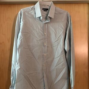 Bar III Striped Button Down Shirt